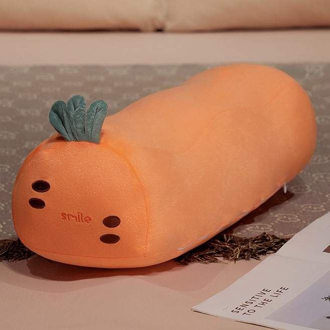 腿枕睡覺專用孕婦牀上墊腿枕仰睡墊擡高腳枕下肢墊腳枕抱枕靠枕, 胡蘿蔔-水晶絨