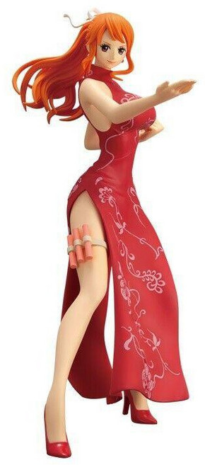 代理版 海賊王 娜美 KUNG FU STYLE 紅色 景品, 1個