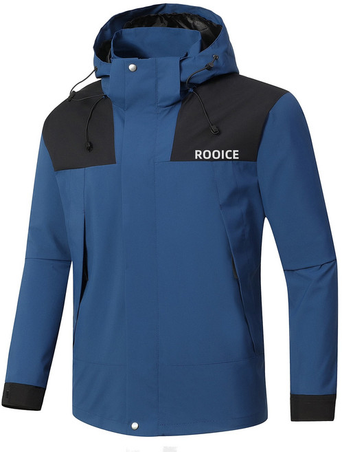 ROOICE 남녀공용 바람막이 방수자켓 초경량 등산 아웃도어후드집업 점퍼BY-1