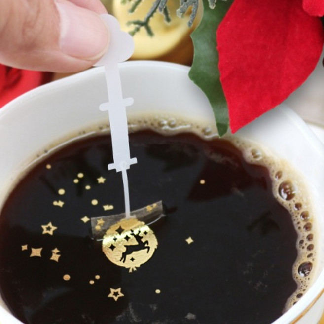 식용금박 미인골드 낱개 크리스마스선물 루돌프 연말행사 기념일 모임, D03(러브), 5.Coming, 1개