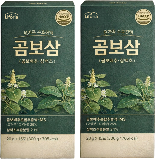 10개 구매 시 키즈 곰베진 아기 곰배진 사은품 / 리포리아 곰보배추 즙 시럽 원액 삼백초 추출물식약청인증, 2개, 15회분