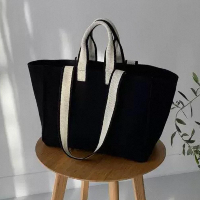 silvers 대용량 에코 토트백 숄더백