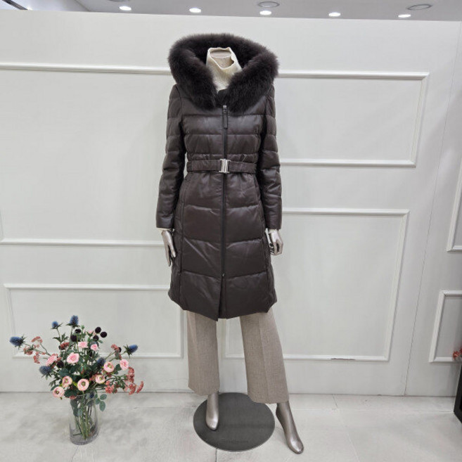 미니멈 MYDKPM0830BR천연 양가죽 구스다운코트_JK