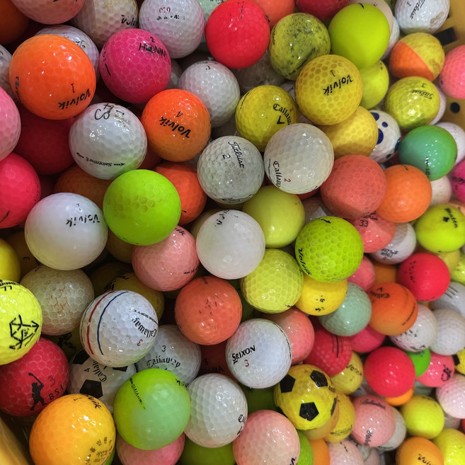 비앤비_ C급 로스트볼 브랜드 혼합 연습장볼 막볼 1알, 1개, 1개입