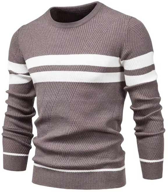 (간절기 필수템) 엘마운틴 남성 라운드넥 니트 티셔츠 부드러운 비스코스 캐시미어 스웨터