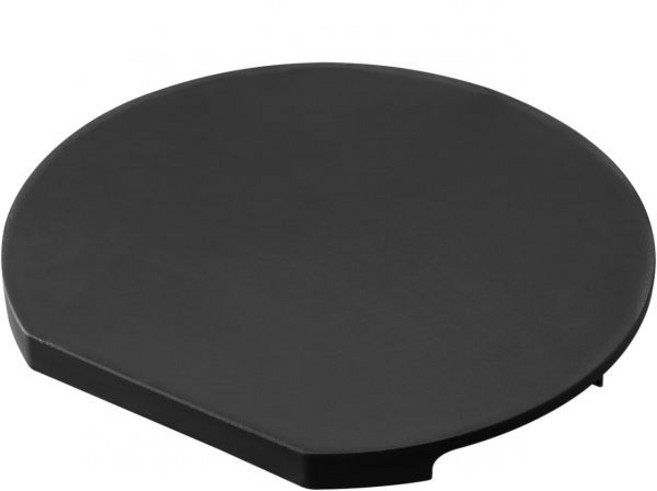 야마자키 홈 타워 원형 도마 - 자석 장착 식기세척기 안전 미끄럼 방지 표면 피자 및 재료 준비에 이상적 폴리프로필렌, Black, 1개