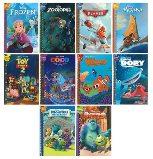 (북메카 영어원서) 디즈니 리더스 Disney Readers 10 Books Set 겨울왕국 주토피아 모아나 토이스토리 외, Early Moments