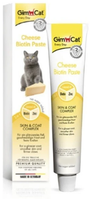 짐펫 짐캣 치즈 비오틴 페이스트 100g (원가인하 26/4월), 종합영양제, 1개 - 쿠팡