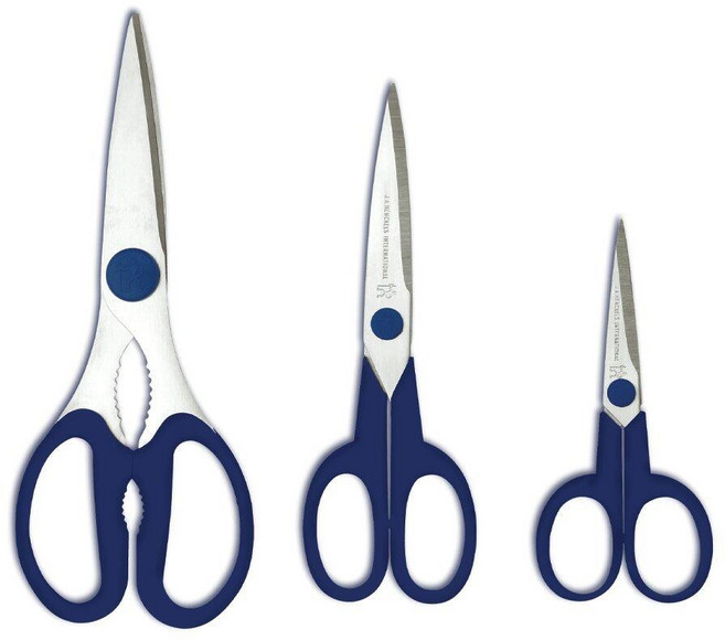 J.A. 헹켈 인터내셔널 3피스 다목적 가위 세트, 1개