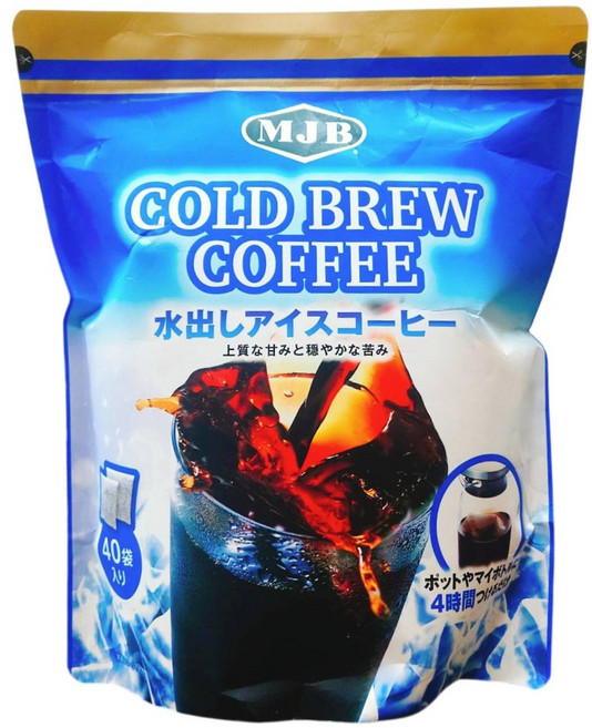 MJB 冷萃咖啡 40包入, 15g, 1個, 40袋