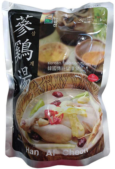 한알천 삼계탕 1kg (무료배송), 7개