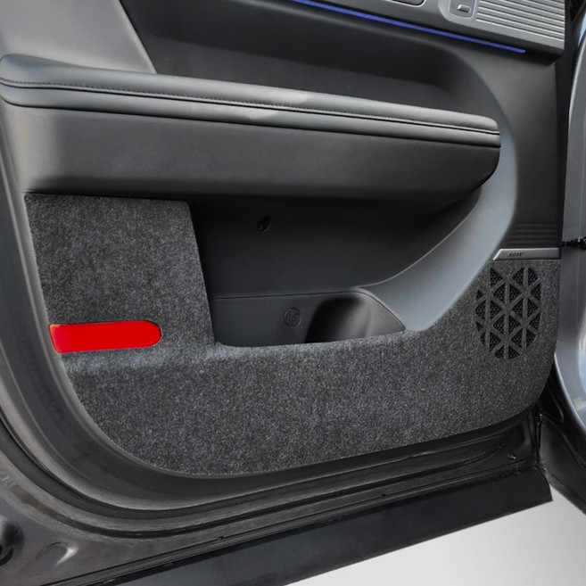 카프트 디 올 뉴 싼타페 MX5 호환 도어커버 스크래치 방지 용품 튜닝, 도어커버 엠블럼-무