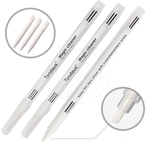 뷰티체인지 마커펜리무버 지우개 매직클리너 (펜3개 리필용팁9개입), 1세트