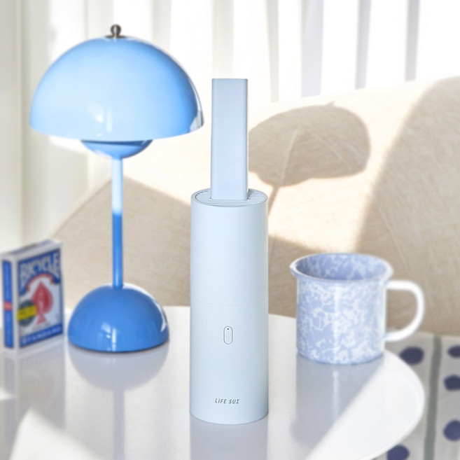 라이프썸 핸디형 무선 충전 청소기 2세대(LFS-HA17)+3종노즐+전용 파우치 휴대용 차량용 다용도 핸디청소기 무선청소기, LFS-HA17, 미스트블루