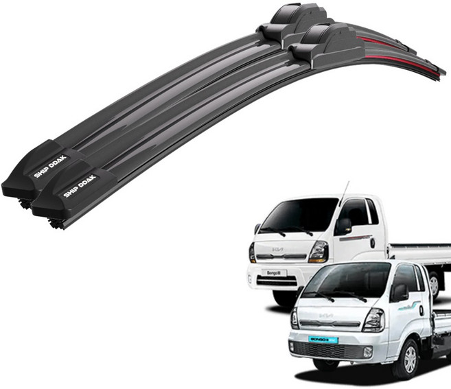 봉고2 봉고3 EV 1톤 트럭 전차종 초밀착 와이퍼 윈도우 브러쉬 와이퍼블레이드, SDT-봉고2/3/EV(04-현재)550+450/A