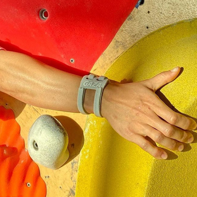 가자 TFCC 전문 얇은 클라이밍 골프 손목보호대 아대, 1개, 그레이