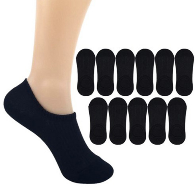 더베이직 여성 국산 골지 페이크삭스 양말 덧신