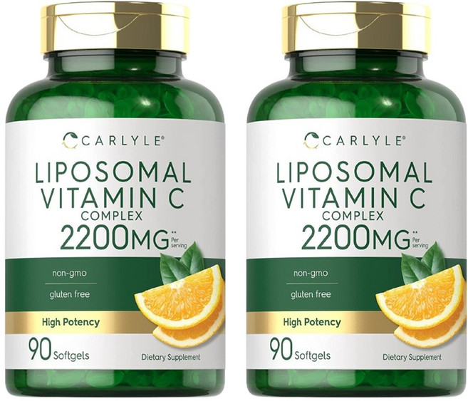 Carlyle 칼라일 리포조말 비타민C 2200MG 90캡슐 2팩, 2개, 90정