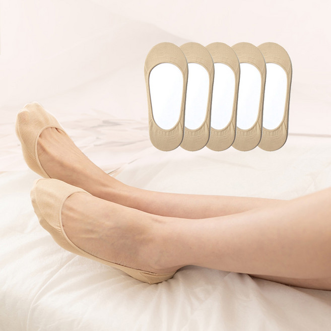 에너리스 누드면덧신 XL 5켤레 /논슬립 큰발 빅사이즈