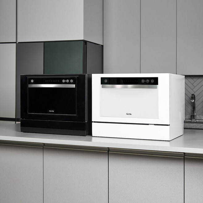 누비아 6인용 무설치 카운터탑 식기세척기, 고객직접설치, NDW-NI6W, 화이트