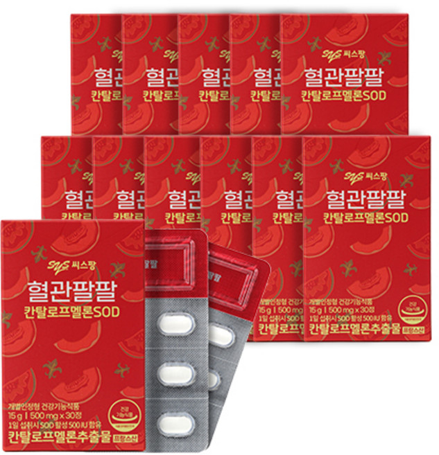 [본사 운영]씨스팡 혈관팔팔, 30정, 12개
