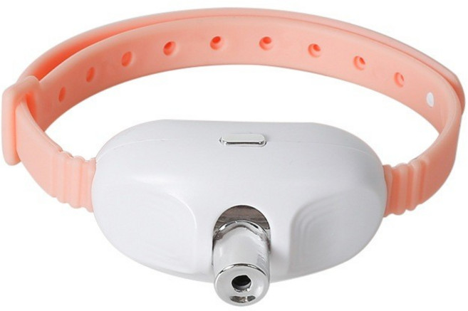 智能紅外線逗貓 解悶互動, 粉色, 1個, 【激光項圈】