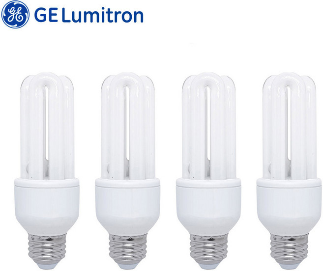 GE루미트론 삼파장전구 20W E26전구 x 4개입, 1세트