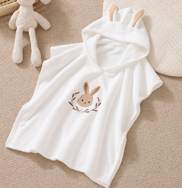 올렛웨이브 아동 캐릭터 수영장 가운 비치타올 판초가운