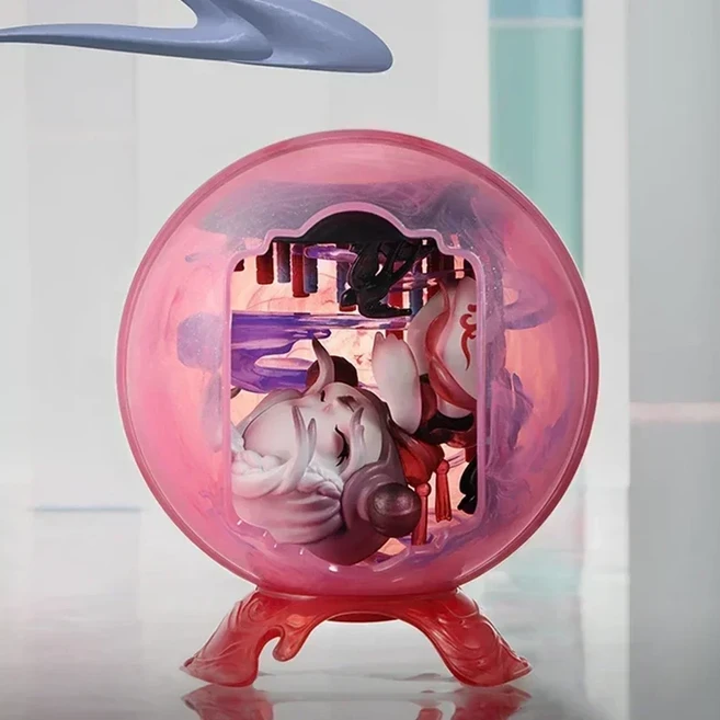 올스토어 POP MART SKULLPANDA 미라지 시리즈 블라인드 박스 장식품 데스크탑 모델