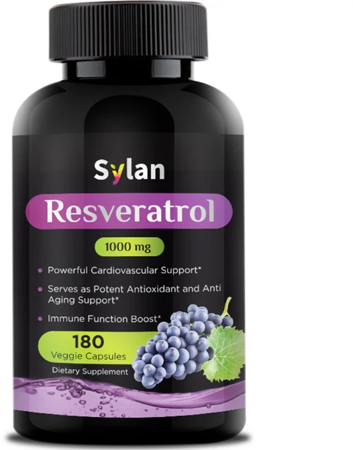 [정품보장]살란 헬스 레스베라트롤 SYLAN 1000mg 180정 X 1병, 1개 - 쿠팡