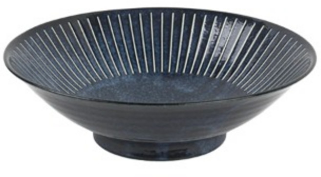 코발트033 시로센 면기 25xH7.5cm, 1개