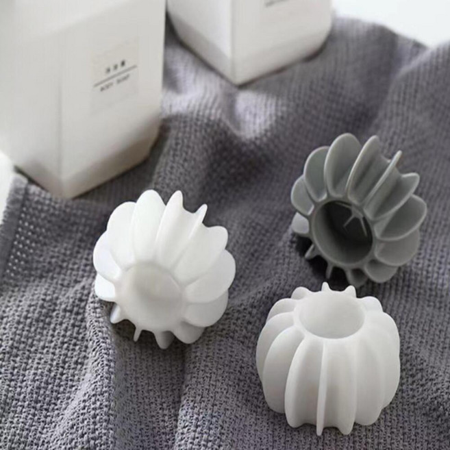 실리콘 세탁공 세탁기엉킴방지 런드리볼 세탁볼통돌이 빨래 패딩, 1개, 02세탁볼화이트