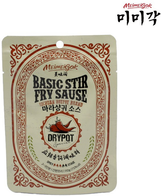 미미각 마라샹궈 소스 마라맛 볶음소스, 110g, 5개