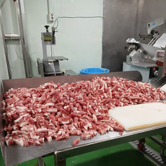 김치 찌개 용 돼지 고기 돈 전지 앞다리살 제육볶음 민찌 잡채 2키로 1개, 민찌용