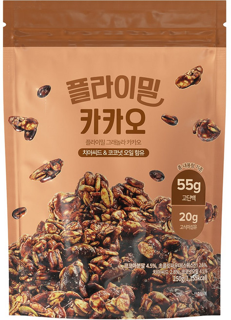 플라이밀 그래놀라 카카오, 250g, 1개
