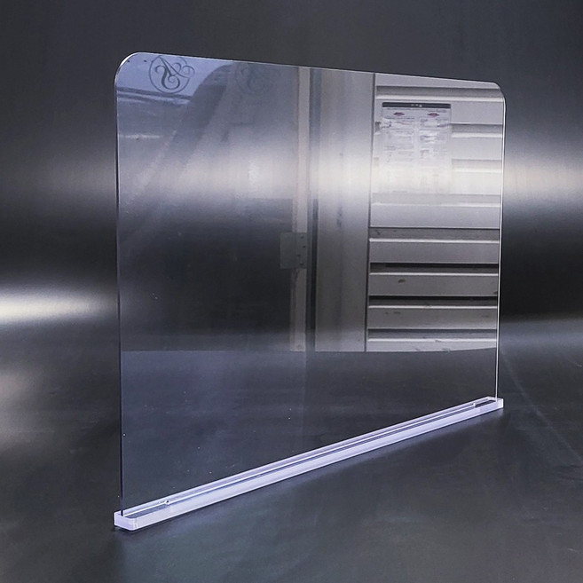 인덕션가림막 PC 투명 인덕션가드 가스렌지칸막이 기름튐방지 싱크대물막이 오염방지 칸막이, 1개