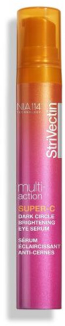 아이젤 다크서클 완화 눈가케어 고기능성 스트라이벡틴 슈퍼C 아이 비타민 C 크림 브라이트닝 및 강화 히알루론산으로 피부 칙칙함을 높여줍니다, 1, 15ml