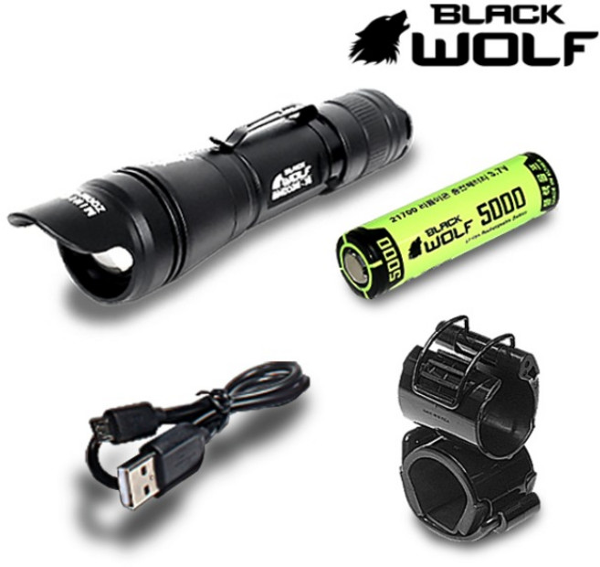 MINIZOOM-3S SET//MINIZOOM+21700 배터리+5핀 충전기+신형 거치대/L2 LED/약 650루멘/줌기능/생활방수, MINIZOOM-3S세트, 1세트, 블랙