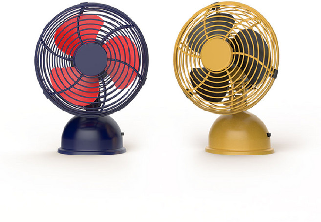 보국 무선 미니선풍기 소형 탁상용 캠핑 책상 사무실, HONEYBEE(BKF-4111Y)