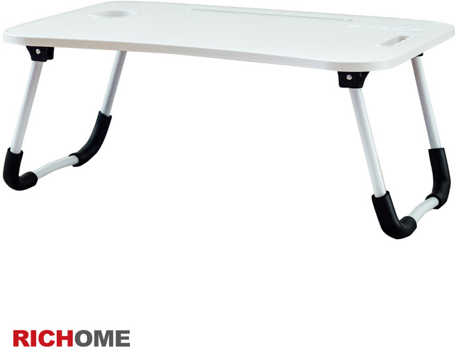 RICHOME 摺疊和室桌 床上筆電桌, 白色