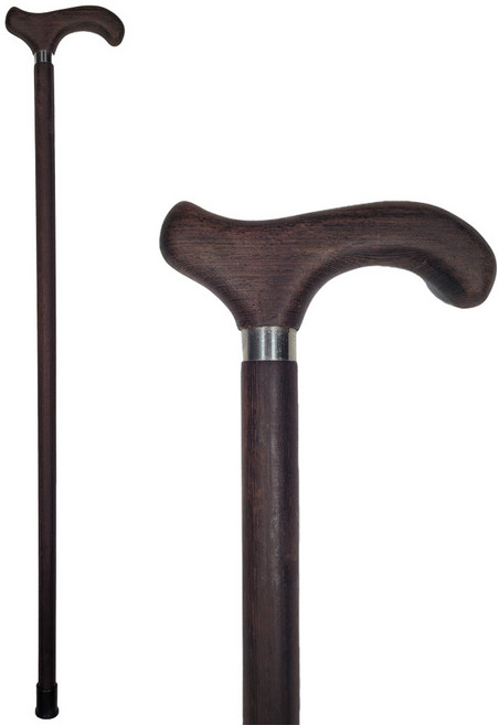 위클 원목 고급 무광 노인 어르신 효도 지팡이, 1개, 무광브라운