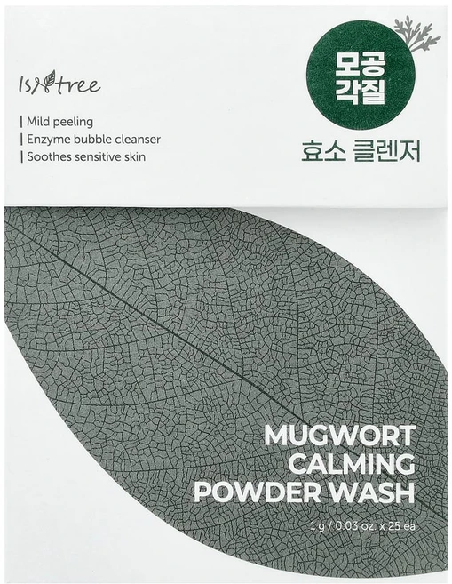 이즈앤트리 쑥 카밍 파우더 워시 25팩 각 1g(0.03oz), ISN94016, 25g, 1개 - 쿠팡