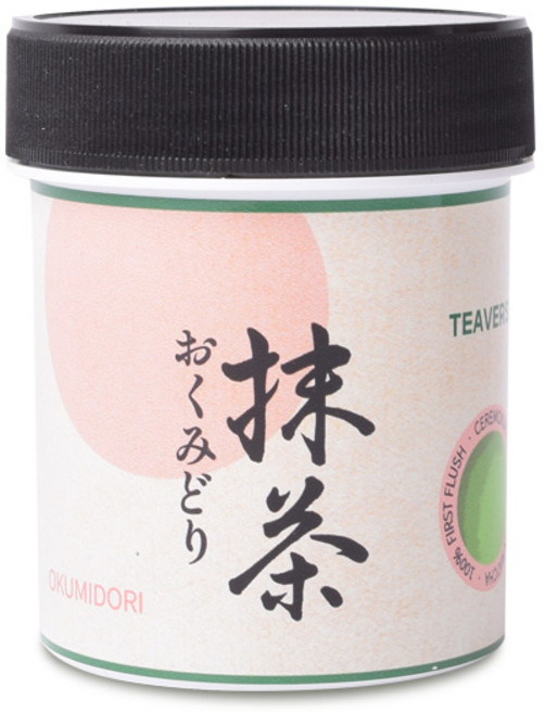티버스 일본말차 세레모니얼 등급 원통형 오쿠미도리 프리미엄 녹차 파우더 가루 분말, 1개, 1개입, 40g