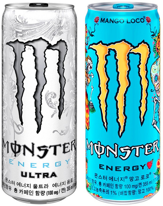 몬스터 355ml 울트라x10캔+망고x10캔+사은품, 1세트