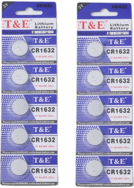 버튼셀 CR1632 3V 5알 리튬 전지 수은 건전지, 수은전지(CR1632) 5알, 2세트