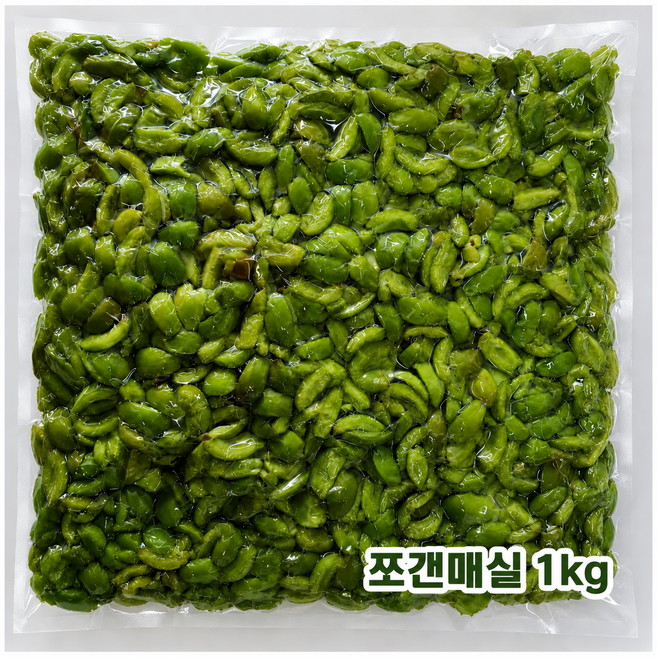 국산 쪼갠매실 깐매실 씨뺀매실 씨제거매실 장아찌용 당일작업 1kg, 1박스