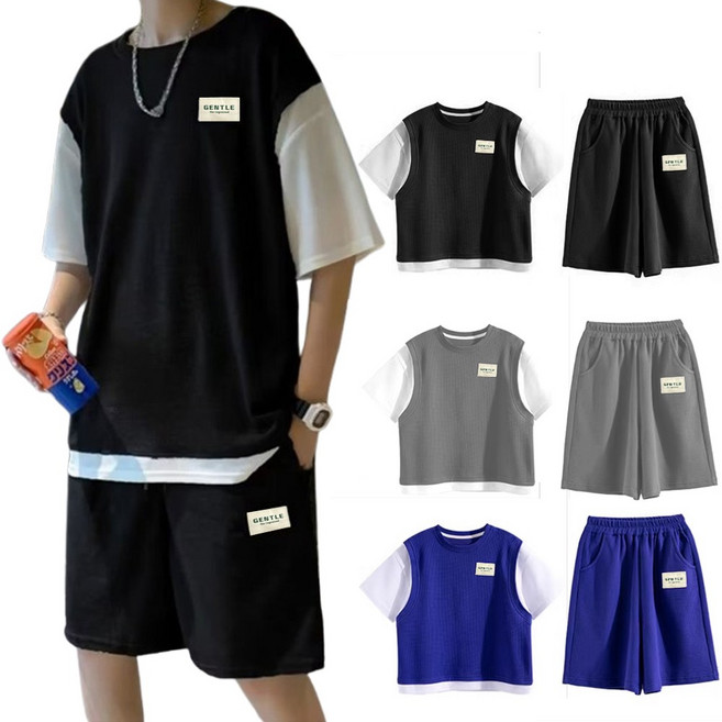 키즈 남아 여아 초등 고학년 반바지 여름옷 반팔 세트 여름