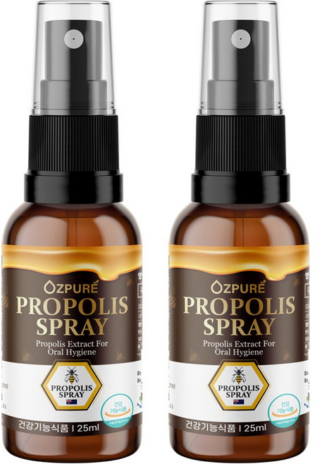 오즈퓨어 호주 프로폴리스 스프레이, 2개, 25ml