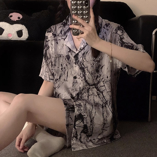 高質感絲綢睡衣套裝