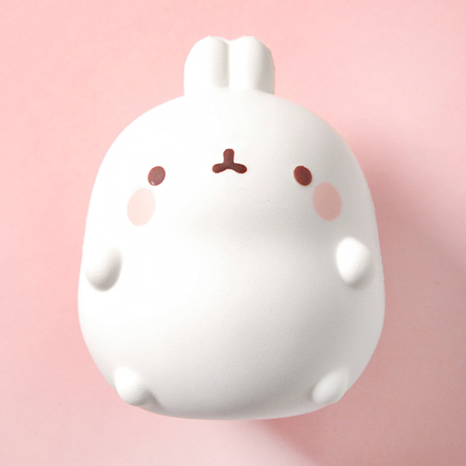 몰랑 입체 스퀴시 스트레스해소 말랑스퀴시 캐릭터 귀여운 디자인 휴대 선물 키덜트 어덜트 긴장해소 긴장감완화 몰랑, 1개, 85g, 몰랑이